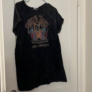 caution to the wind shirt dress size: S